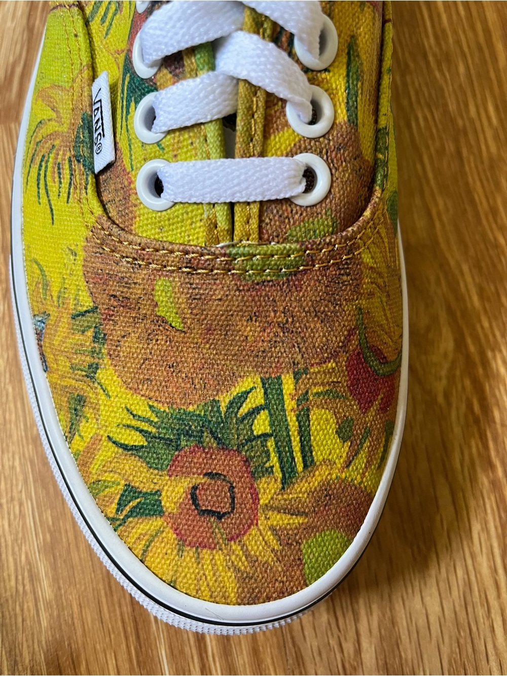 NWT Vans Van Gogh Sunflower Shoes Women’s 9.5/Men’s 8 - Picture 6 of 13